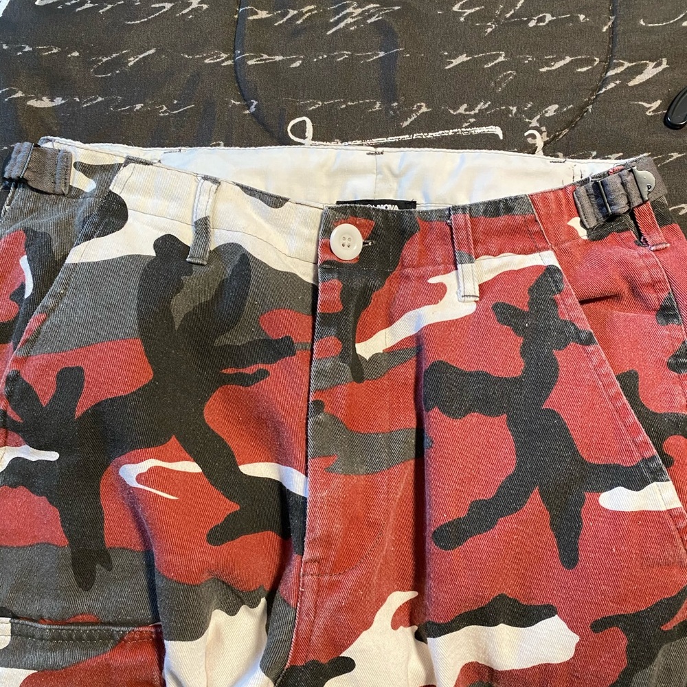 Camo cargo pants
